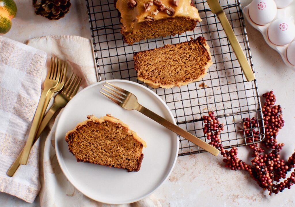 Pumpkin loaf cake