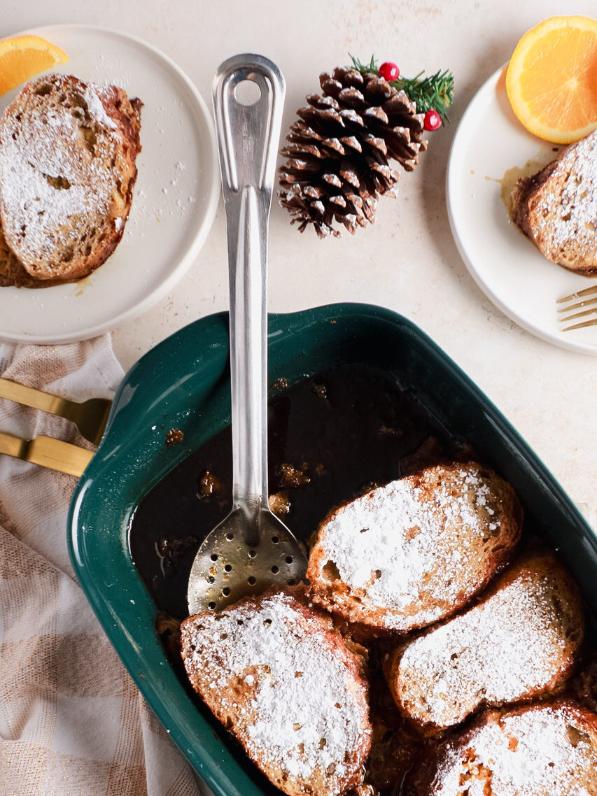 Gingerbread toast recipe