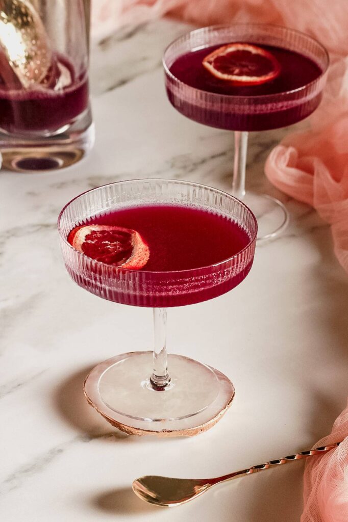 Butterfly Pea Flower mocktail