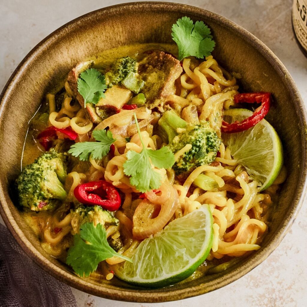 Veggie and lime noodle bowl