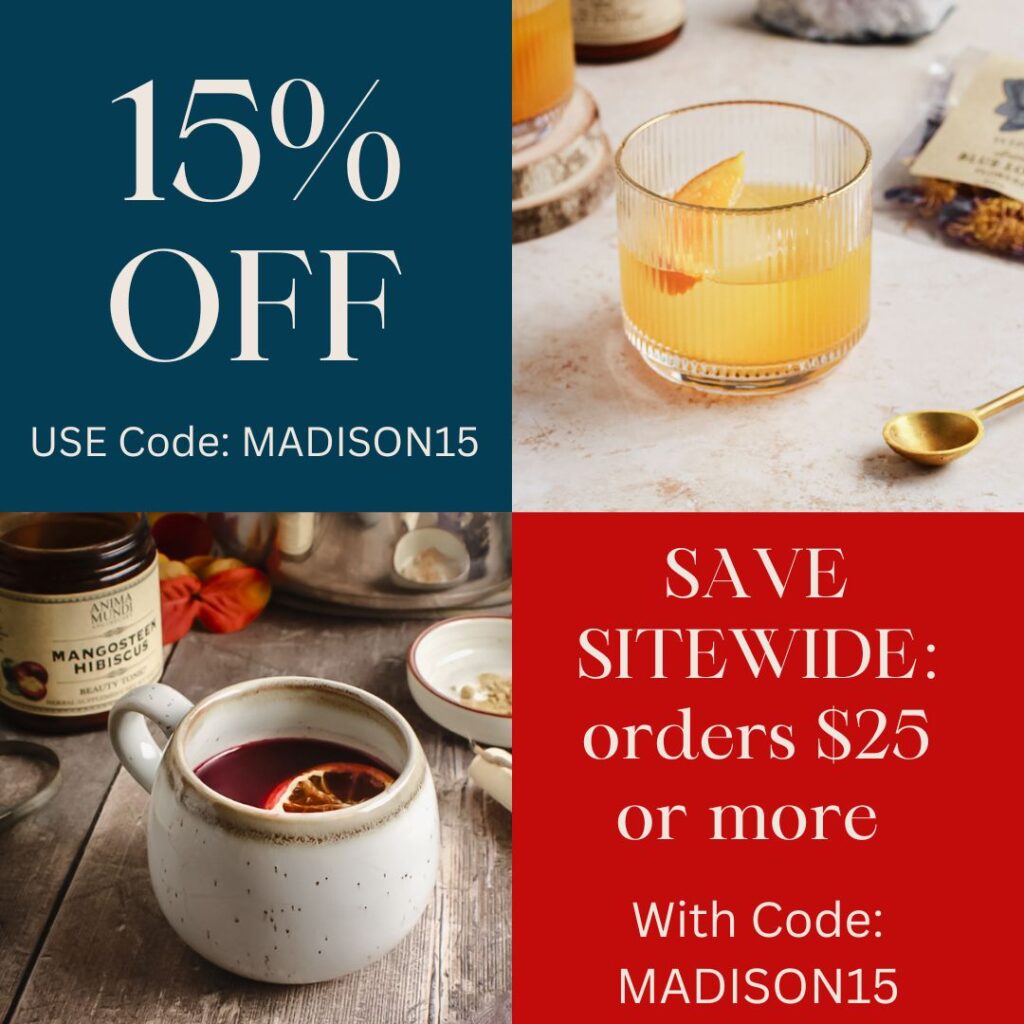 Anima Mundi Herbals Prmo code MADISON15